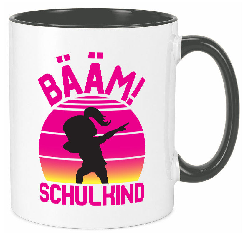 Bääm Schulkind | Einschuldung Schulanfang Geschenkidee Humor Tasse