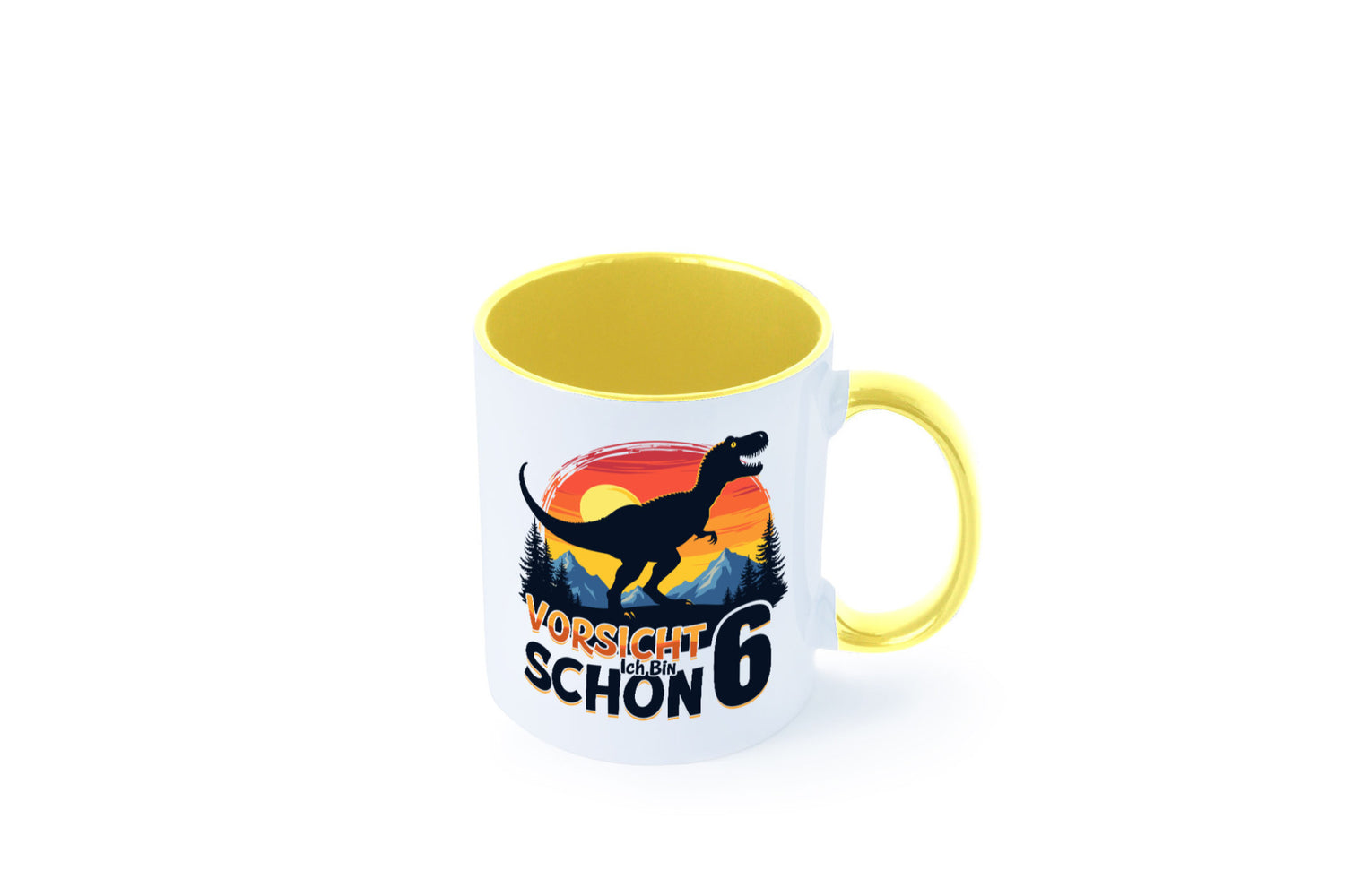 6. Geburtstag | 6 Jahre Dinosaurier Geschenkidee Humor Tasse