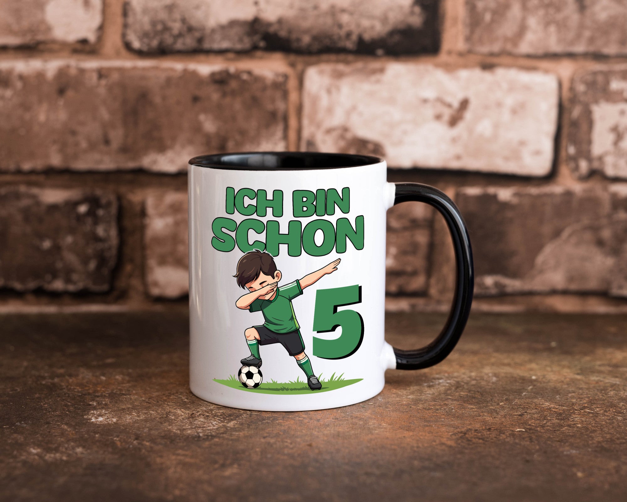 5. Geburtstag | 5 Jahre Fußballer lustiger Spruch Geschenk Geschenkidee Tasse