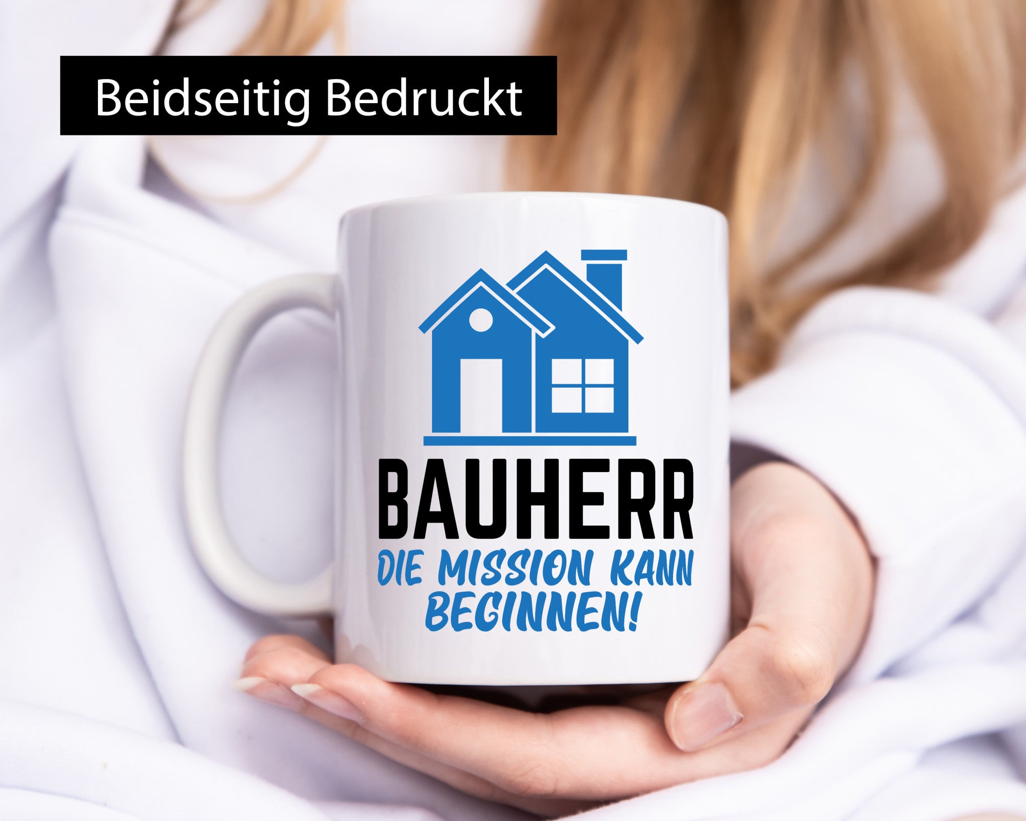 Bauherr | Die mission kann beginnen Bauherren lustiger Spruch Geschenk Humor