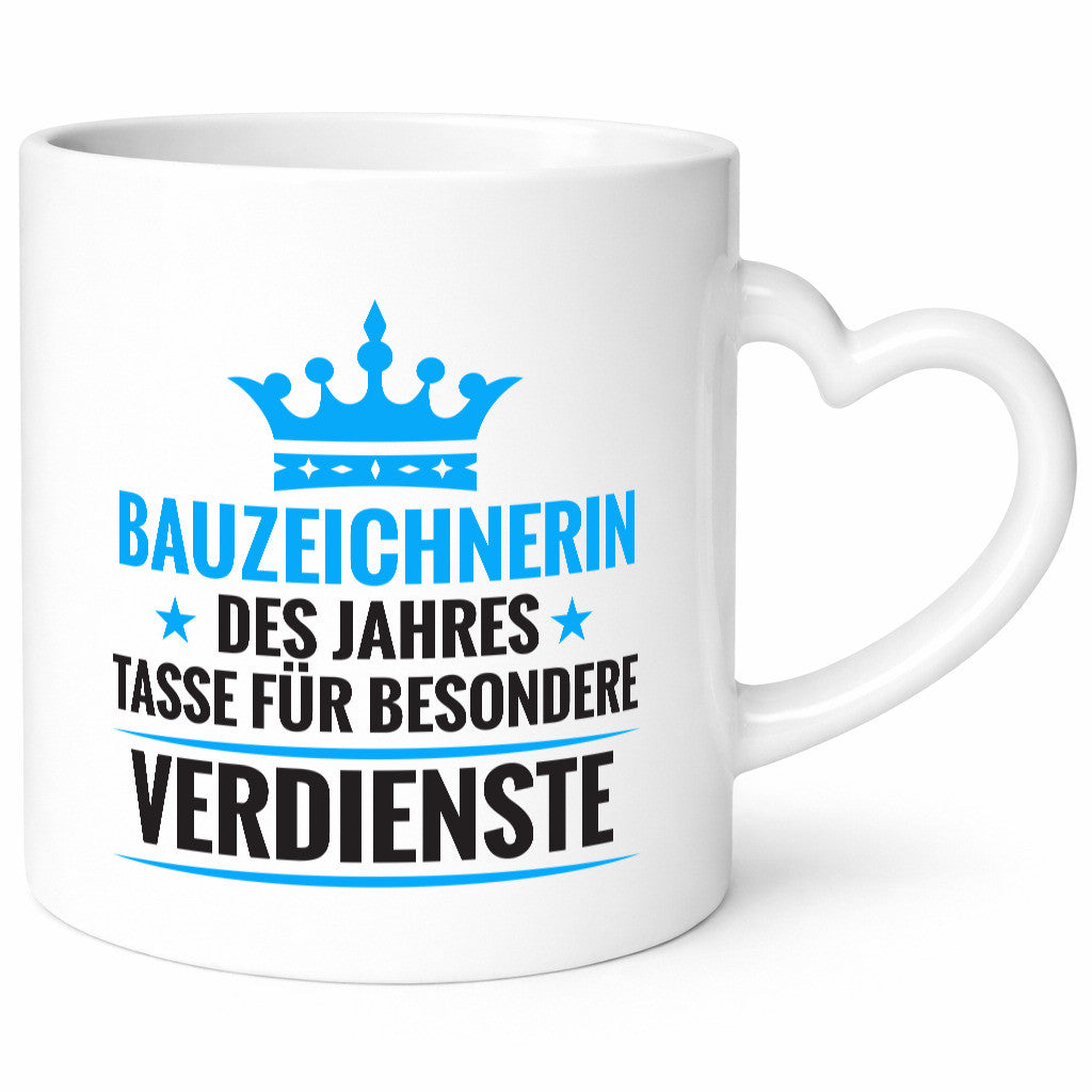 Besonderer Verdienst: Bauzeichnerin | Zeichnerin Humor Geschenkidee Tasse