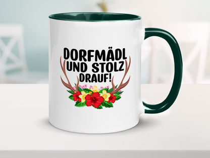Dorfmädel und stolz drauf | Dorfkind Dorf v2 Geschenkidee Humor Tasse
