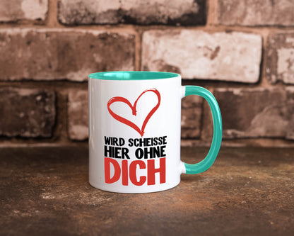 Wird Scheisse Geschenk Humor Geschenkidee lustiger Spruch Tasse