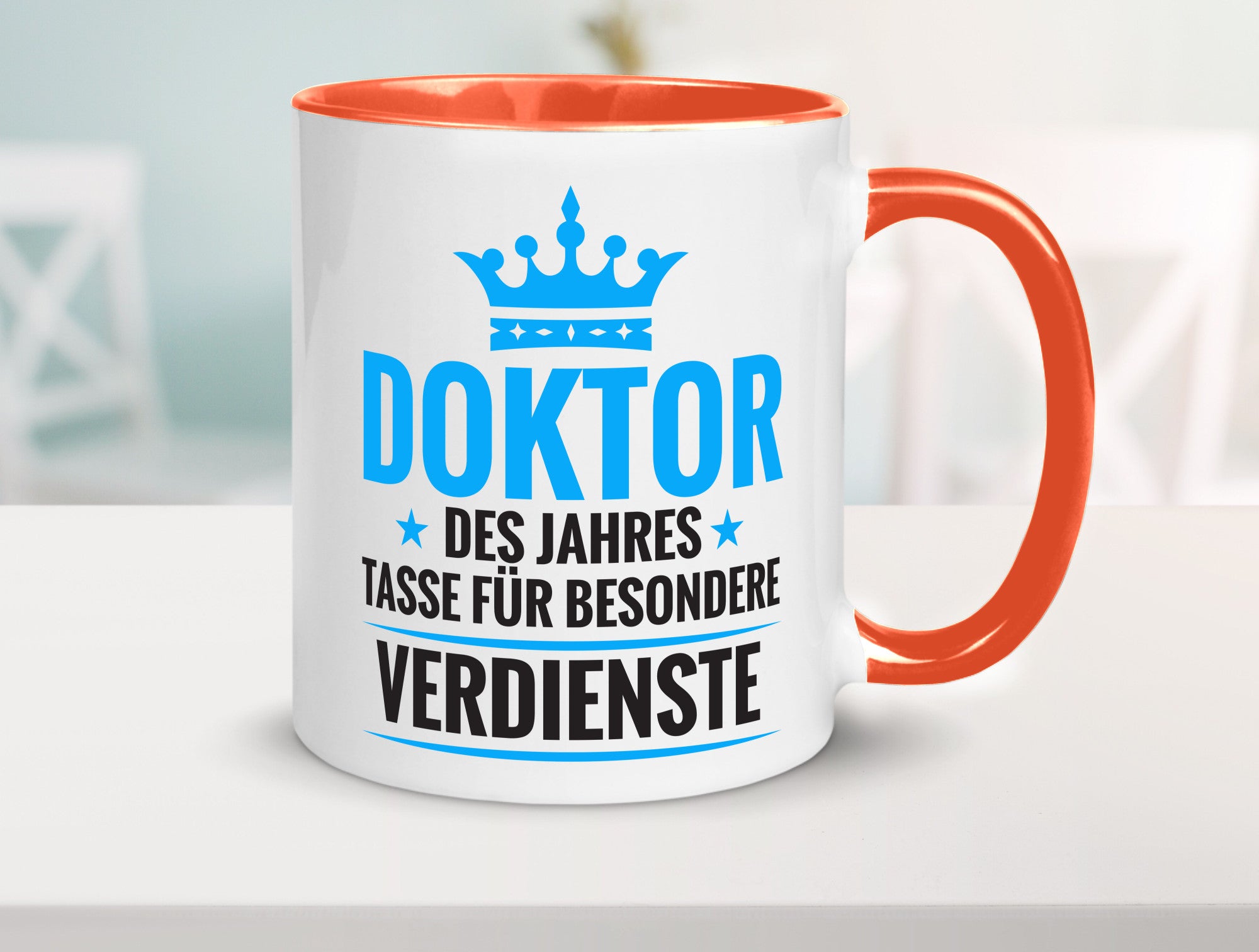 Besonderer Verdienst: Doktor | Doktorand Doktortitel Humor Geschenkidee Tasse