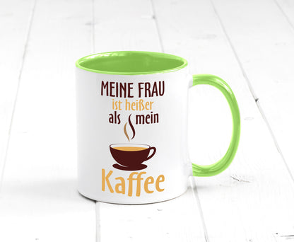 Meine Frau ist heißer als Kaffee | Ehe Partnerschaft Geschenk Humor