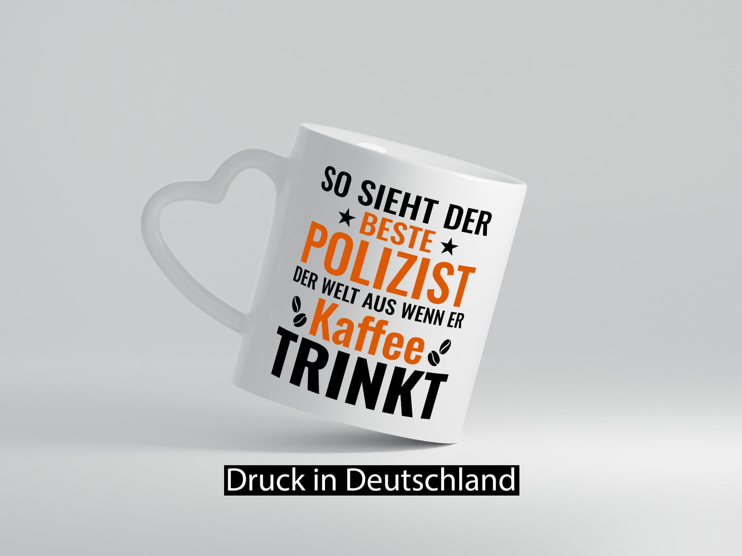 Kaffee trinkt: Polizist | Polizei Geschenkidee Humor Tasse