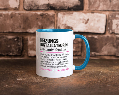 Heizungsinstallateurin | Beruf Spruch Heizung Geschenkidee Arbeit Kollegen Büro