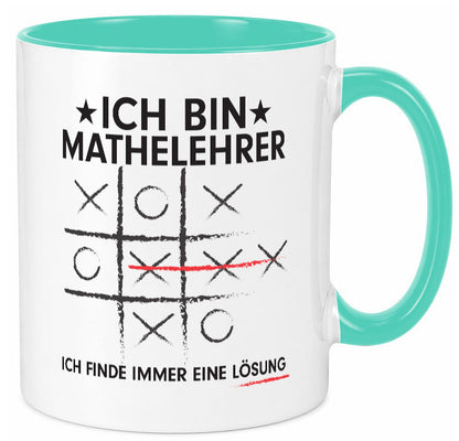 Löse Probleme: Mathelehrer | Lehrer Mathe Humor Geschenkidee Tasse
