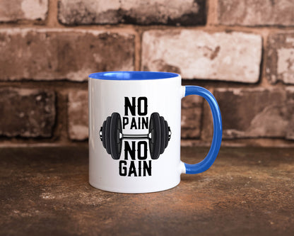 No Pain Gain | Training Motivation Fitness Pumpen lustig Humor Geschenkidee