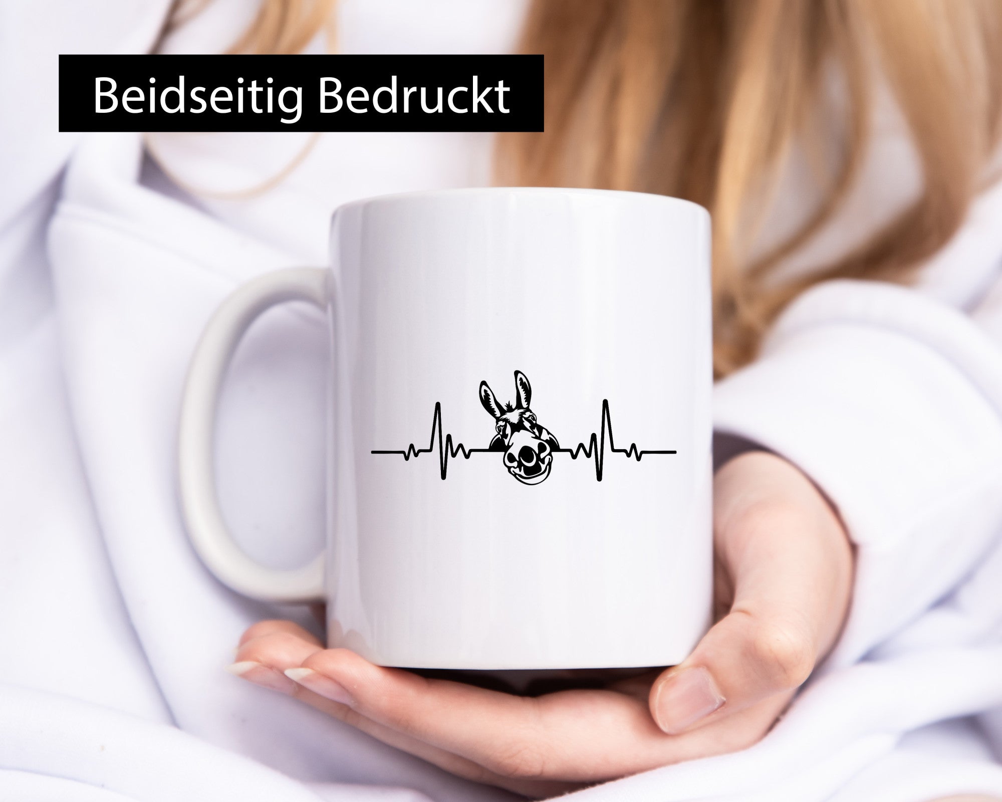 Heart Beat | Herzschlag Esel Eselliebhaber Geschenk Humor Geschenkidee lustiger