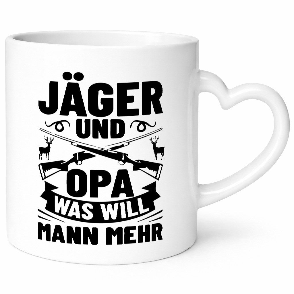 Jäger und Opa was will man mehr | Humor Familie Geschenkidee Tasse