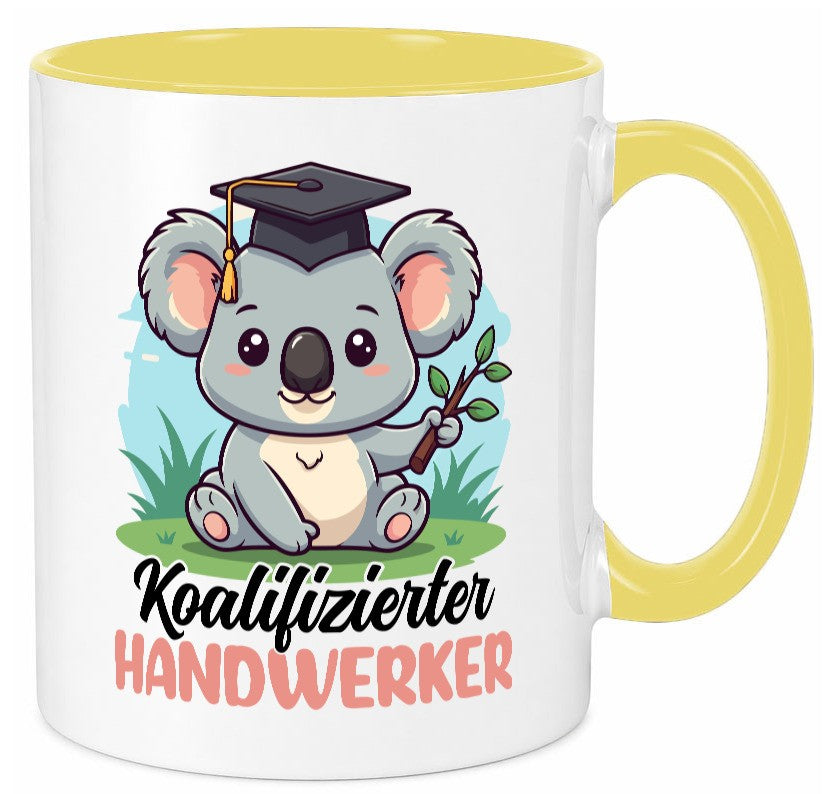 Koalifizierter Handwerker |Handwerk lustig Humor Geschenkidee Geschenk Tasse
