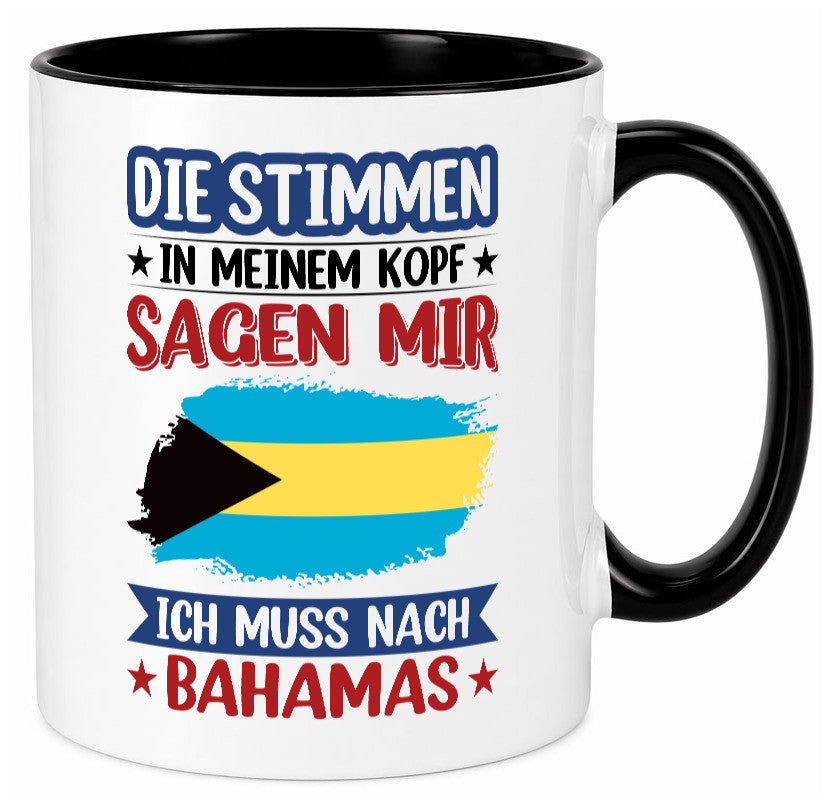 Bahamas | Urlaub Stimmen in meinem Kopf Traumland Geschenk Humor Geschenkidee