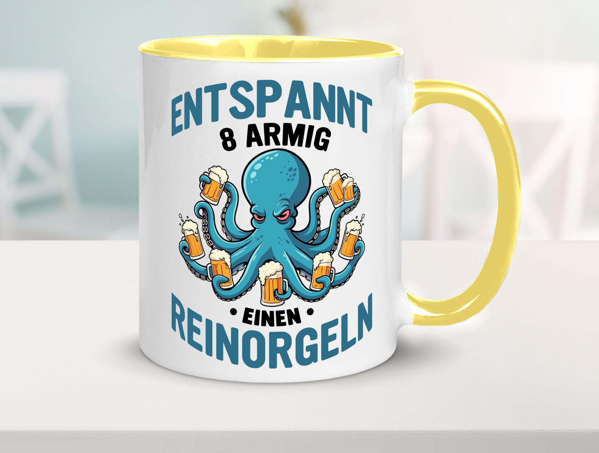 Entspannt 8 armig einen reinorgeln | Saufen Party v2 lustiger Spruch Geschenk