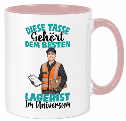 Im Universum: Lagerist | Lageristen Lager Arbeiter lustig Arbeit Kollegen Büro Tasse
