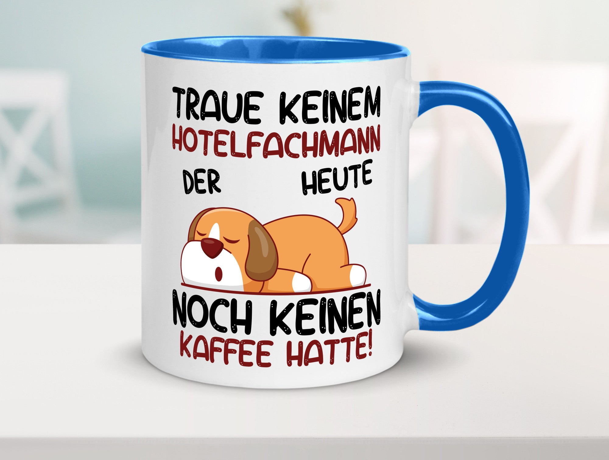 Traue keinem Hotelfachmann |Hotel lustig Humor Geschenkidee Geschenk Tasse