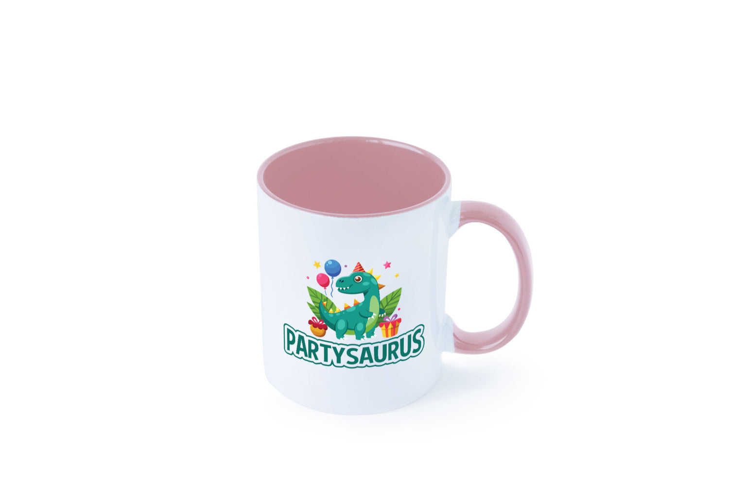 Partysaurus | Geburtstag Dinosaurier Luftballon Geschenkidee Humor Tasse