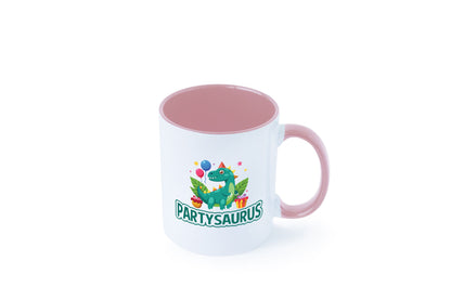 Partysaurus | Geburtstag Dinosaurier Luftballon Geschenkidee Humor Tasse