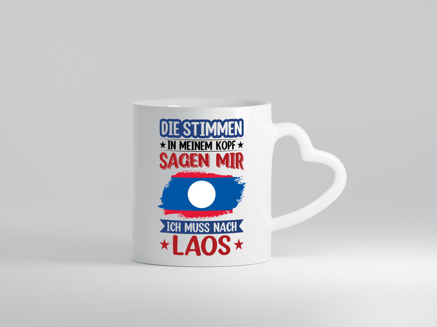 Laos | Urlaub Stimmen in meinem Kopf Traumland lustig Humor Geschenkidee