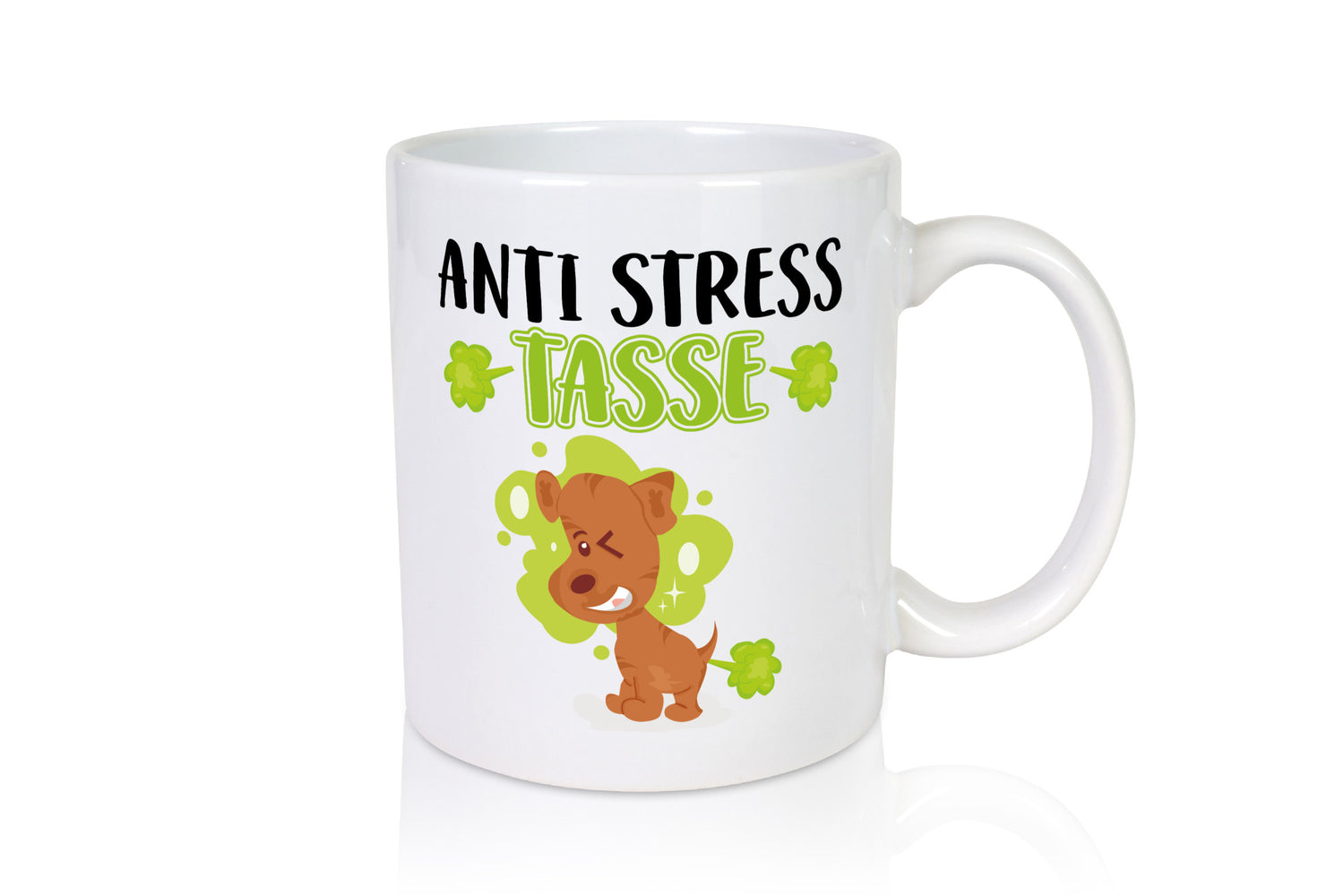 Anti-Stress Tasse | süßer Mops Pups Hund lustig Geschenk Tierliebhaber Humor