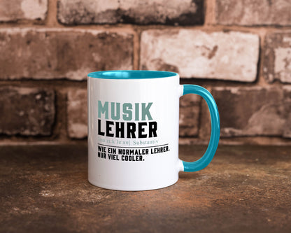 Musiklehrer | Lehrer Unterricht Lieblingslehrer Geschenkidee Humor Tasse