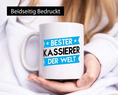 Bester Kassierer lustiger Spruch Geschenk Humor Geschenkidee Tasse