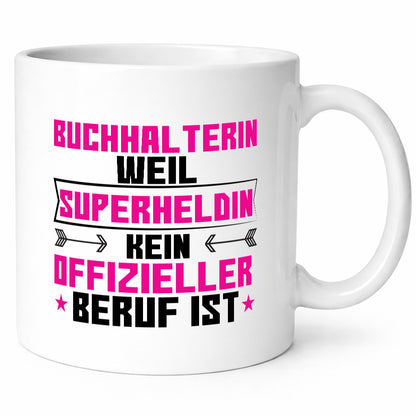 Superheldin Buchhalterin | Buchhaltung Humor lustige Geschenkidee Geschenk Tasse