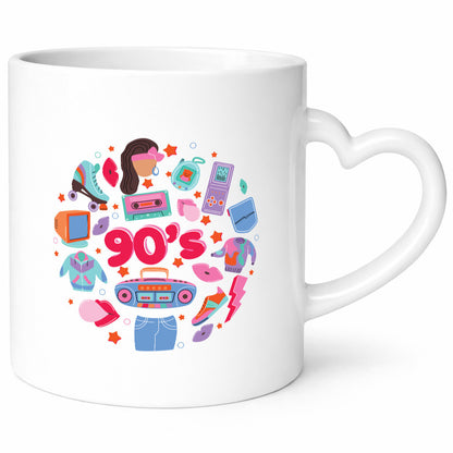 90er Jahre | Alte Zeit Nostalgie Humor Geschenkidee Tasse