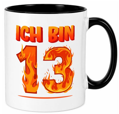 13. Geburtstag | 13 Jahre Drache lustiger Spruch Geschenk Geschenkidee Tasse