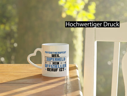 Superheld Physiotherapeut v2 Humor Geschenkidee Tasse