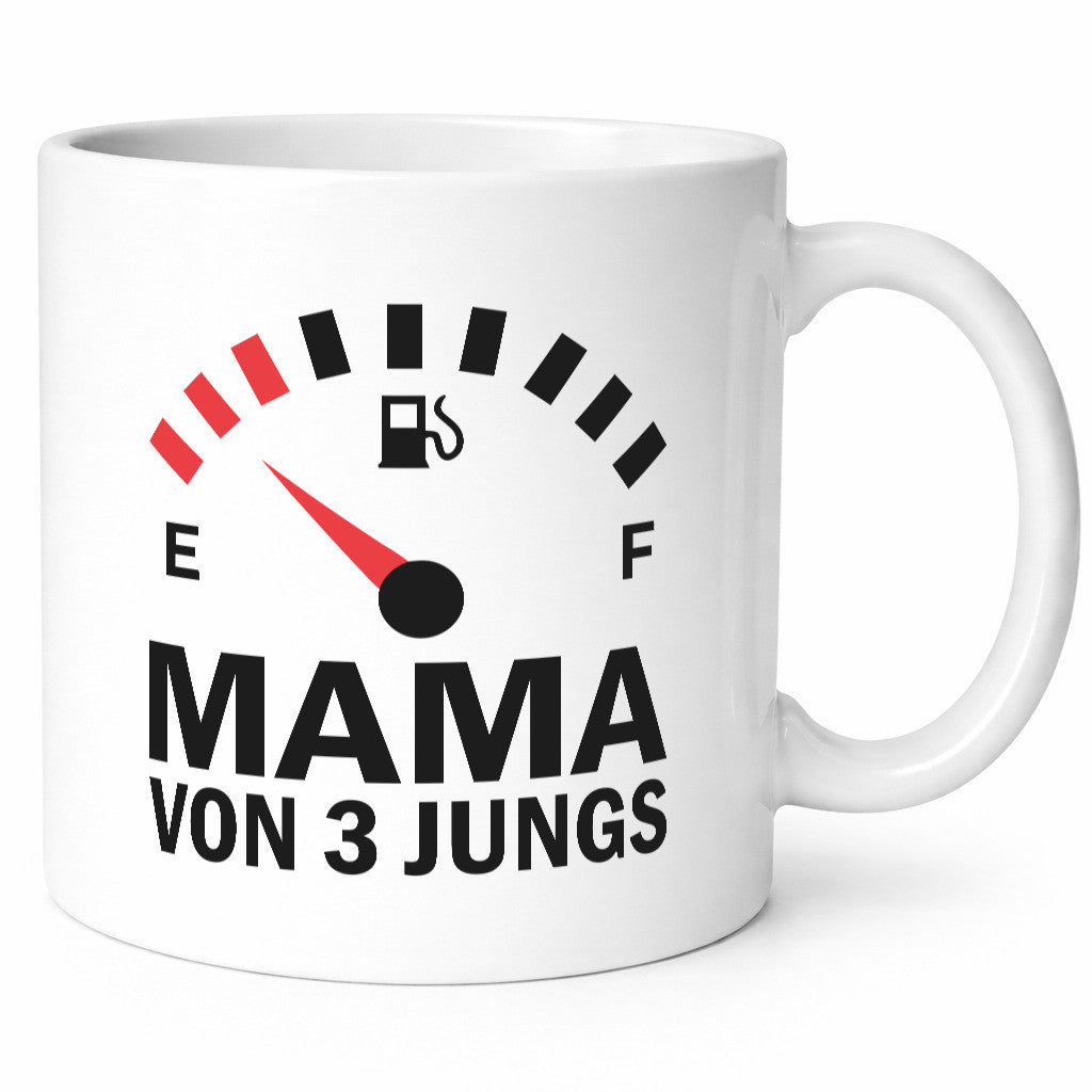 Mama von 3 Jungs | Muttertag Geschwister lustiger Spruch Geschenk Familie
