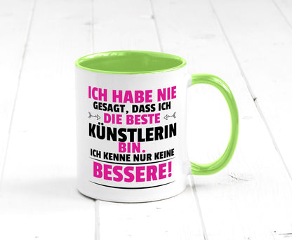 Die Beste Künstlerin| Spruch lustig | Kunst Geschenk Humor Geschenkidee