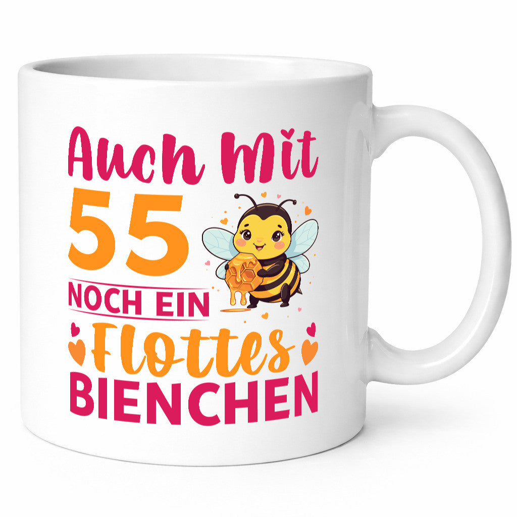 55. Geburtstag | Flottes Bienchen 55 Jahre lustiger Spruch Geschenk