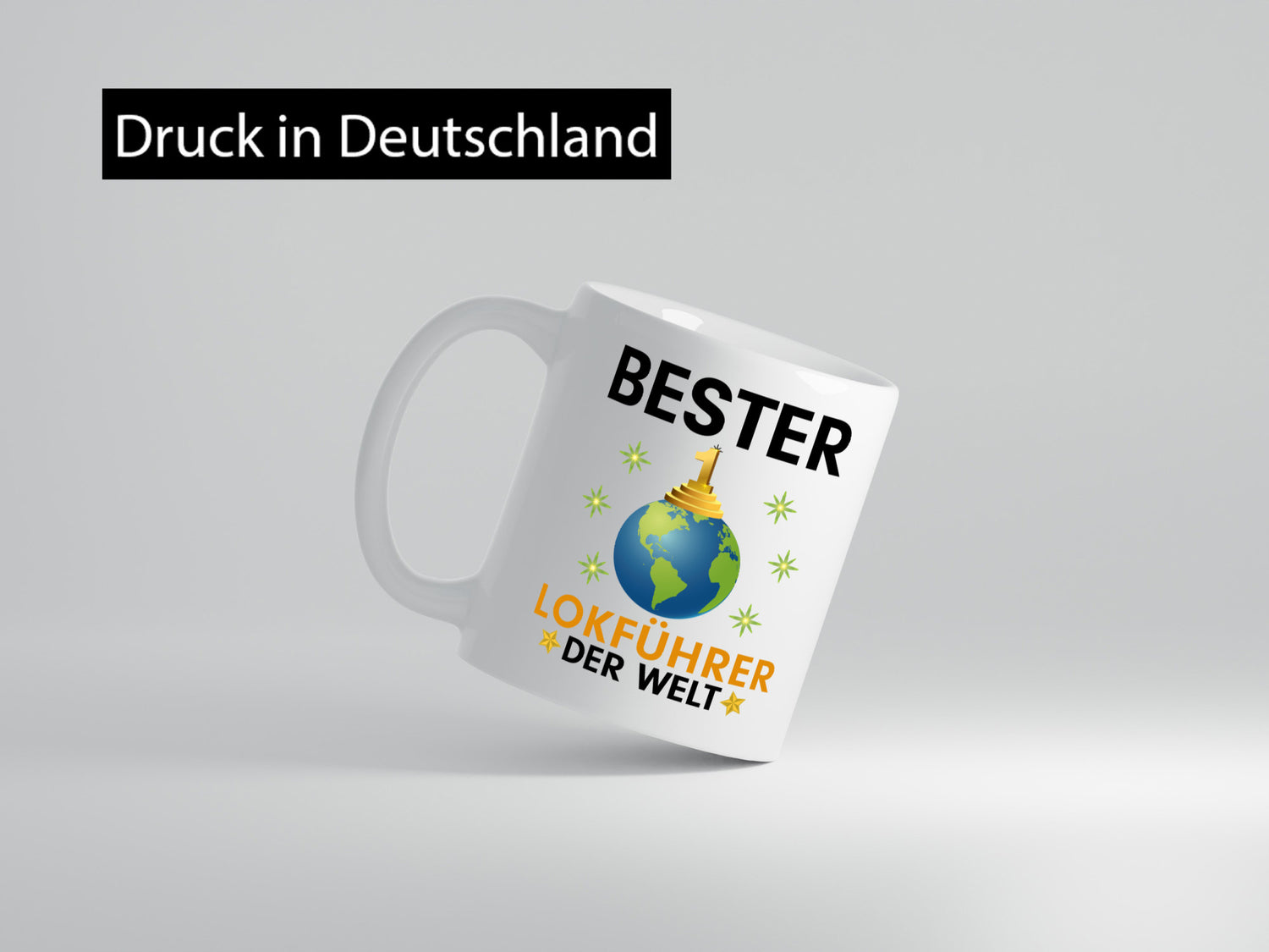 Welt Bester Lokführer | Zug Beruf Humor Arbeit Kollegen Büro Geschenkidee Tasse