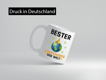 Welt Bester Lokführer | Zug Beruf Humor Arbeit Kollegen Büro Geschenkidee Tasse