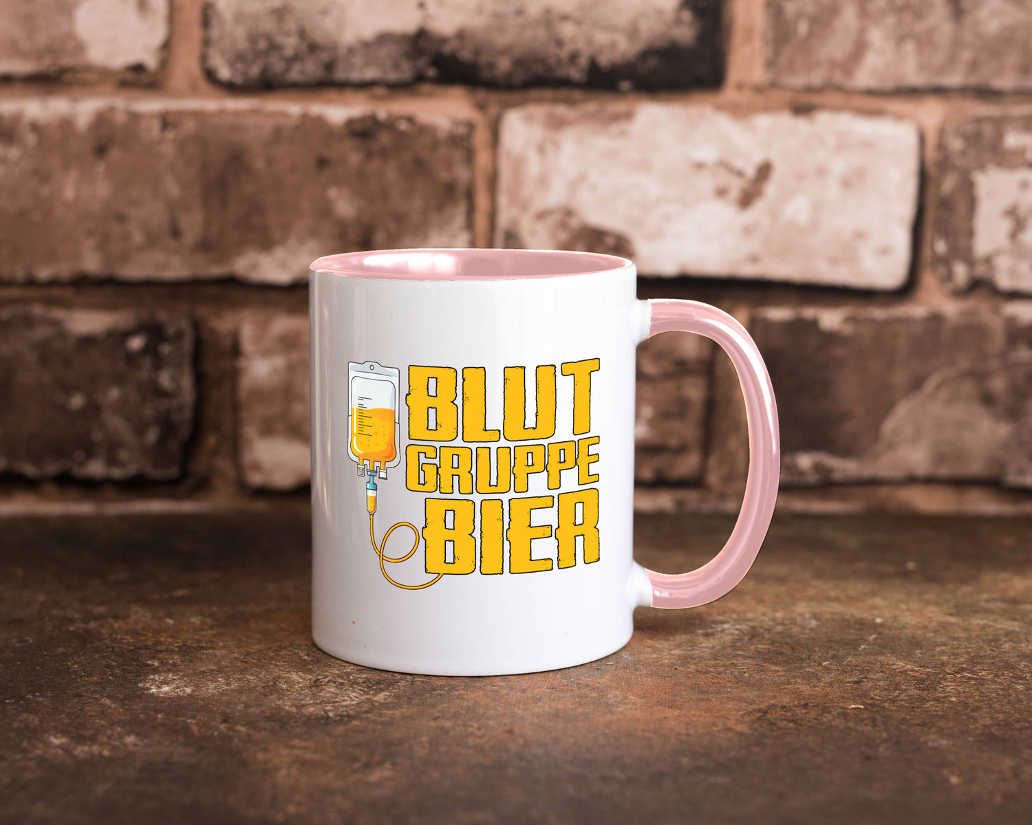 Blutgruppe Bier | Saufen Trinken Biertrinker Humor Geschenkidee Tasse
