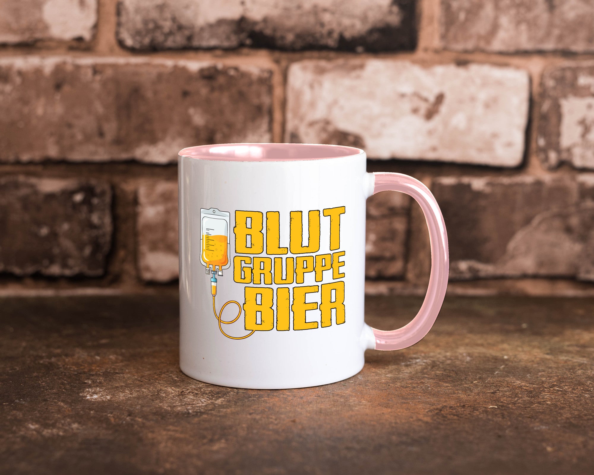 Blutgruppe Bier | Saufen Trinken Biertrinker Humor Geschenkidee Tasse