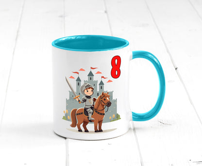 8. Geburtstag | 8 Jahre Ritter Junge Schloss Geschenk Geschenkidee lustiger
