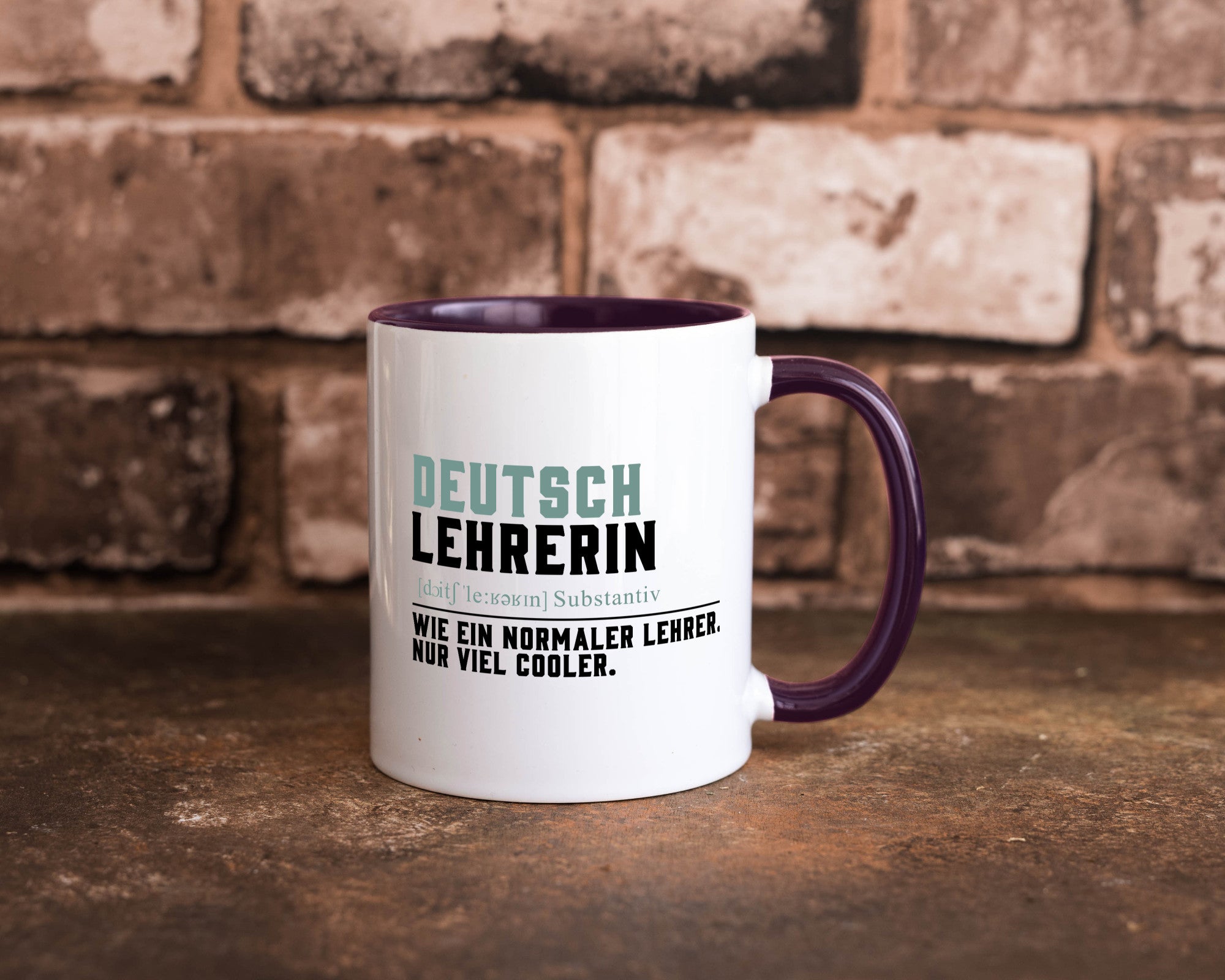 Deutschlehrerin | Lehrerin Unterricht Lieblinglehrerin Geschenkidee Humor Tasse