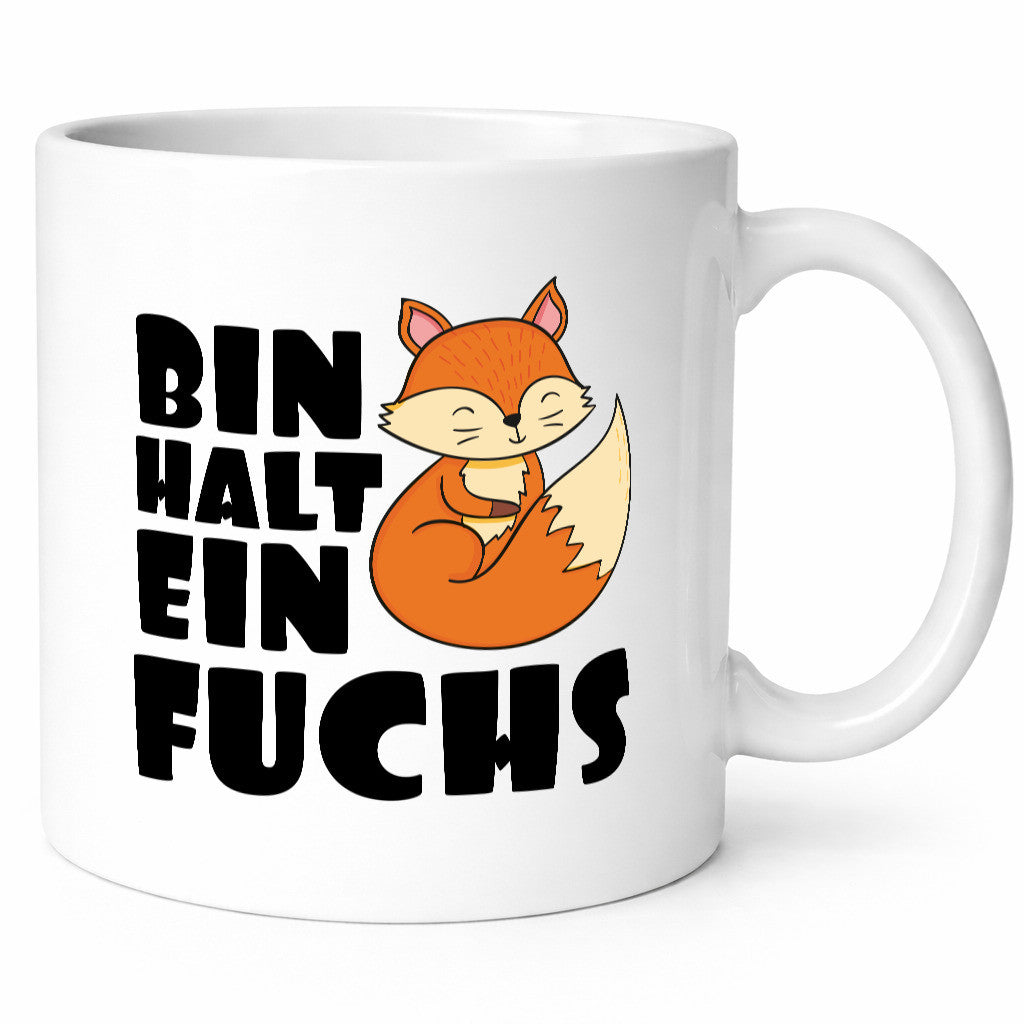 Bin halt ein Fuchs | Kinderfuchs lustig Humor Geschenkidee Geschenk Tasse
