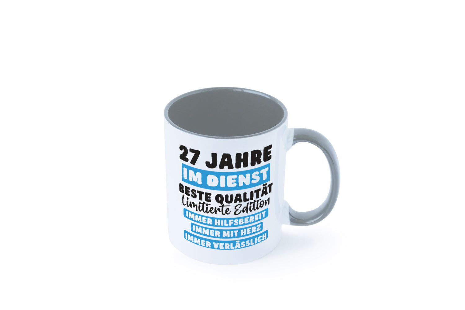 27 Jahre im Dienst | Jubiläum Arbeit v6 lustiger Spruch Geschenk Kollegen Büro