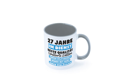 27 Jahre im Dienst | Jubiläum Arbeit v6 lustiger Spruch Geschenk Kollegen Büro
