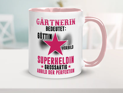 Bedeutung von Gärtnerin | Gartenbau lustiger Spruch Geschenk Humor Geschenkidee Tasse