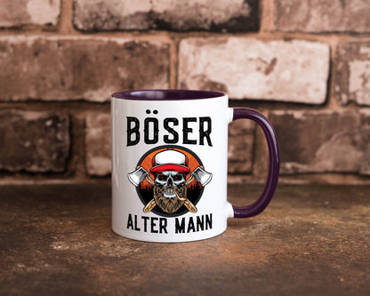 Böser alter Mann Humor Geschenkidee Tasse