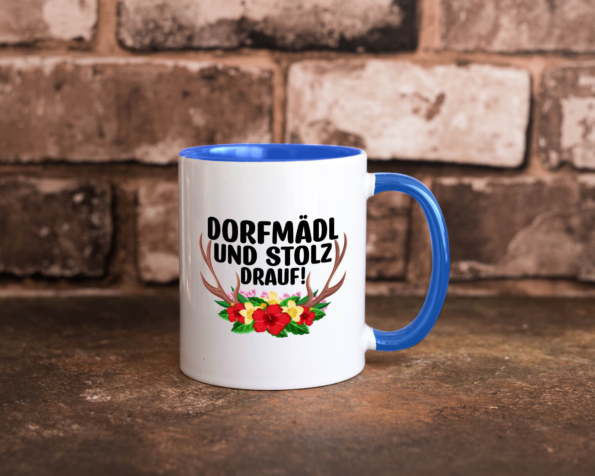 Dorfmädel und stolz drauf | Dorfkind Dorf v2 Geschenkidee Humor Tasse