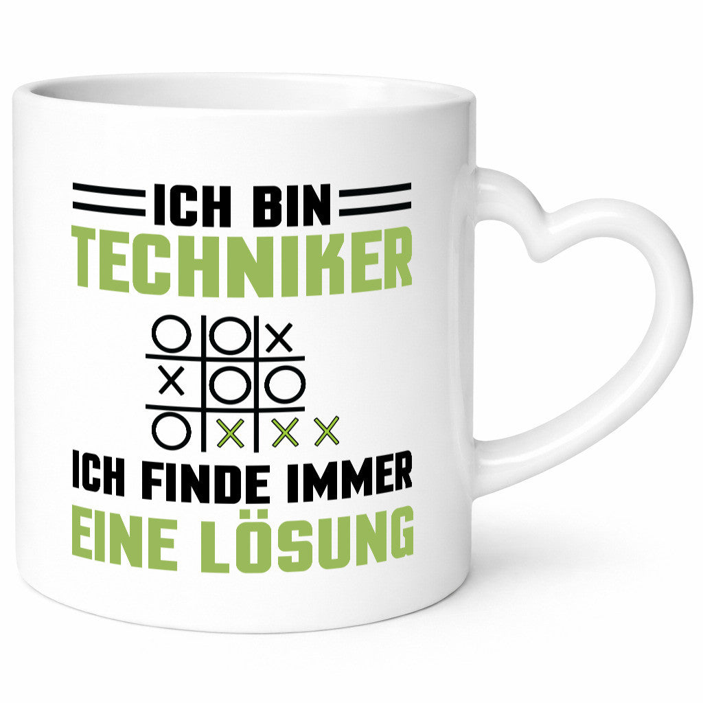 Ich bin Techniker finde immer eine Lösung | lustiger Spruch Geschenk Humor