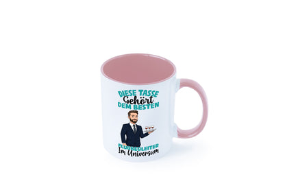 Im Universum: Flugbegleiter | Steward Flughafen Humor Geschenkidee Tasse