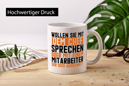 Wollen sie mit dem Chef Sprechen | Mitarbeiter Humor Arbeit Kollegen Büro