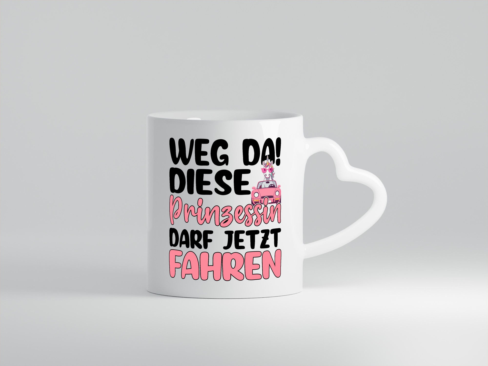 Prinzessin darf jetzt Fahren | Führerschein Einhorn lustiger Spruch Geschenk