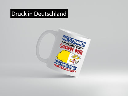 Vatikanstadt | Urlaub Stimmen in meinem Kopf Traumland Geschenk Humor